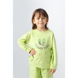 Zeyland Kız Çocuk Nakış Detaylı Sweatshirt - Yeşil - 11 - 12 Yaş