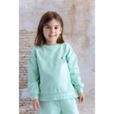 Zeyland Kız Çocuk Ön Arka Kalp Baskılı Sweatshirt - Yeşil - 1 - 2 Yaş
