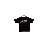 Zeyland QTEAE9AZDL-62 Erkek Çocuk Florida Baskılı T-Shirt-Siyah