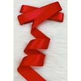 ZEYMERADE 4 Cm Kırmızı Tek Taraflı Saten Kurdele 10 Metre, Bohça Çeyiz Özel Gün Hediye Süsleme Kurdelesi