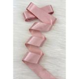 ZEYMERADE 4 Cm Pudra Çift Taraflı Saten Kurdele 10 Metre, Bohça Çeyiz Özel Gün Hediye Süsleme Kurdelesi
