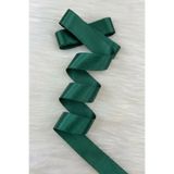 ZEYMERADE 4 Cm Zümrüt Yeşili Çift Taraflı Saten Kurdele 10 Metre, Bohça Çeyiz Özel Gün Hediye Süsleme