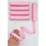 ZEYMERADE Bebe Pembe Grogren Kurdele 2Cm 10Mt, Bohça Çeyiz Düğün Doğum Günü Hediye Paketleme Süsleme Kurdelesi