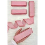 ZEYMERADE Bebe Pembe Grogren Kurdele 4 Cm 10 Mt, Bohça Çeyiz Düğün Nişan Doğum Günü Hediye Paketleme Süsleme