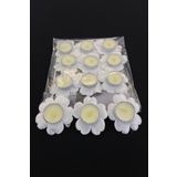 ZEYMERADE Beyaz Nedime El Mumu, 12 Adet, Düğün, Kına Gecesi, Kına Mumu, Bride, Sünnet, Bekarlığa Veda