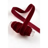 ZEYMERADE Bordo Kadife Kurdele 1cm 5mt, Gelin, Damat, Bohça, Nişan, Çeyiz, Nikah, Hediye, Şeker, Süsleme