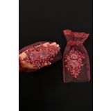ZEYMERADE Bordo Vip Delux Gelin Eldiveni, Kına Eldiveni