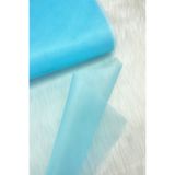 ZEYMERADE Buz Mavisi Bohça Süsleme Tülü, Nişan Bohça Süsü, Kapı Doğum Günü Parti Süsleme Tülü, 100x300cm