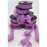 ZEYMERADE Eflatun Keten Nopeli Kurdele 2,5 cm 20 mt, Bohça Çeyiz Nişan Takı Özel Gün Hediye Süsleme Düğün Söz Gelin Damat Bride Parti Nikah Sünnet Kına Gecesi İsteme Nedime