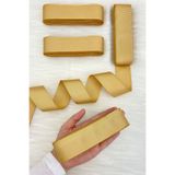 ZEYMERADE Gold Grogren Kurdele 4 Cm 10 Mt, Bohça Çeyiz Düğün Nişan Doğum Günü Hediye Paketleme Süsleme