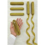 ZEYMERADE Gold Simli Kurdele 2 Cm 10 Metre, Bohça Çeyiz Bride Nişan Doğum Günü Pasta Hediye Süsleme Kurdelesi