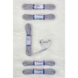 ZEYMERADE Gri Saten Kurdele 1 Cm 10 Metre, Bohça Çeyiz Özel Gün Hediye Süsleme Kurdelesi