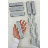ZEYMERADE Gümüş Simli Kurdele 3 Cm 10 Metre, Bohça Çeyiz Bride Nişan Doğum Günü Pasta Hediye Süsleme Kurdelesi