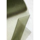 ZEYMERADE Haki Yeşil Bohça Süsleme Tülü, Nişan Bohça Süsü, Kapı Doğum Günü Parti Süsleme Tülü, 100x300cm