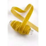 ZEYMERADE Hardal Kadife Kurdele 1cm 5mt, Gelin, Damat, Bohça, Nişan, Çeyiz, Nikah, Hediye, Şeker, Süsleme