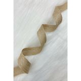 ZEYMERADE Jüt Hasır Kurdele 2 cm 10 mt, Gelin, Bohça, Nişan, Çeyiz, Hediye, Paketleme, Süsleme, Nikah