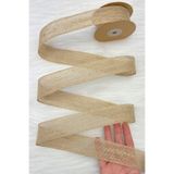 ZEYMERADE Jüt Hasır Kurdele 4 cm 10 mt, Dekor, Bohça, Nişan, Çeyiz, Hediye, Paketleme, Süsleme, Nikah