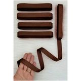 ZEYMERADE Kahverengi Grogren Kurdele 2 Cm 10 Mt, Bohça Çeyiz Düğün Doğum Günü Parti Hediye Paketleme Süsleme