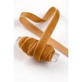 ZEYMERADE Kapiçino Kadife Kurdele 1cm 5mt, Gelin, Damat, Bohça, Nişan, Çeyiz, Nikah, Hediye, Şeker, Süsleme