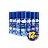 ZEYMERADE Kar Spreyi, 12 Adet, Eriyen 200ml Büyük Boy, Düğün Kına Gecesi Bride Bekarlığa Veda Parti Şov Köpüğü