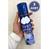 ZEYMERADE Kar Spreyi 3 Adet, 200ml Büyük Boy, Düğün Nikah Kına Gecesi Bekarlığa Veda Bride Parti Şov Köpüğü