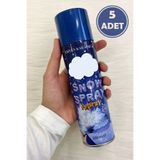 ZEYMERADE Kar Spreyi 5 Adet, Eriyen 200ml Büyük Boy, Düğün Kına Gecesi Bride Bekarlığa Veda Parti Şov Köpüğü