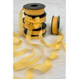 ZEYMERADE Kavuniçi Keten Nopeli Kurdele 2,5 Cm 20 Metre, Bohça Çeyiz Özel Gün Hediye Süsleme Kurdelesi