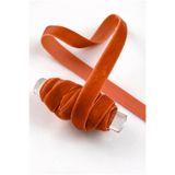 ZEYMERADE Kiremit Kadife Kurdele 1cm 5mt, Gelin, Damat, Bohça, Nişan, Çeyiz, Nikah, Hediye, Şeker, Süsleme