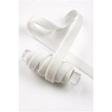 ZEYMERADE Kırık Beyaz Kadife Kurdele 1cm 5mt, Gelin, Damat, Bohça, Nişan, Çeyiz, Nikah, Hediye, Şeker, Süsleme