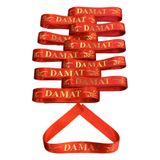 ZEYMERADE Kırmızı Damat Kurdelesi, Kol Kurdele, Kolluk, 1 Adet