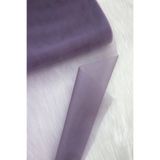 ZEYMERADE Küllü Mor Bohça Süsleme Tülü, Nişan Bohça Süsü, Kapı Doğum Günü Parti Süsleme Tülü, 100x300cm