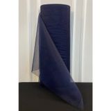 Zeymerade Lacivert Bohça Süsleme Tülü, Nişan Bohça Süsü, Kapı Doğum Günü Parti Süsleme Tülü, 100x300cm