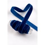 ZEYMERADE Lacivert Kadife Kurdele 1cm 5mt, Gelin, Damat, Bohça, Nişan, Çeyiz, Nikah, Hediye, Şeker, Süsleme