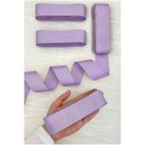 ZEYMERADE Lila Grogren Kurdele 4 Cm 10 Mt, Bohça Çeyiz Düğün Nişan Doğum Günü Hediye Paketleme Süsleme