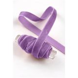 ZEYMERADE Lila Kadife Kurdele 1cm 5mt, Gelin, Bohça, Nişan, Çeyiz, Nikah, Hediye, Şeker, Süsleme