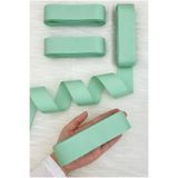 ZEYMERADE Mint Yeşili Grogren Kurdele 4 Cm 10 Mt, Bohça Çeyiz Düğün Nişan Doğum Günü Hediye Paketleme Süsleme