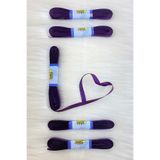 ZEYMERADE Mor Saten Kurdele 1 Cm 10 Metre, Bohça Çeyiz Özel Gün Hediye Süsleme Kurdelesi