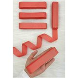 ZEYMERADE Nar Çiçeği Grogren Kurdele 3 Cm 10 Mt, Bohça Çeyiz Düğün Sünnet Doğum Günü Hediye Paketleme Süsleme