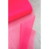 ZEYMERADE Neon Pembe Bohça Süsleme Tülü, Nişan Bohça Süsü, Kapı Doğum Günü Parti Süsleme Tülü, 100x300cm