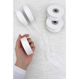ZEYMERADE Organze Tül Kurdele Beyaz 2 cm 22 mt, Gelin, Bohça, Nişan, Çeyiz, Hediye, Paketleme, Süsleme, Nikah
