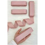 ZEYMERADE Pudra Grogren Kurdele 4 Cm 10 Mt, Bohça Çeyiz Düğün Nişan Doğum Günü Hediye Paketleme Süsleme
