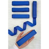 ZEYMERADE Saks Mavi Grogren Kurdele 3 Cm 10 Mt, Bohça Çeyiz Düğün Sünnet Doğum Günü Hediye Paketleme Süsleme
