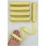ZEYMERADE Sarı Grogren Kurdele 2 Cm 10 Mt, Bohça Çeyiz Düğün Nişan Doğum Günü Hediye Paketleme Süsleme
