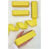 ZEYMERADE Sarı Grogren Kurdele 4 Cm 10 Mt, Bohça Çeyiz Düğün Nişan Doğum Günü Hediye Paketleme Süsleme