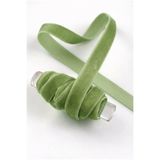 ZEYMERADE Soft Yeşil Kadife Kurdele 1cm 5mt, Gelin, Damat, Bohça, Nişan, Çeyiz, Nikah, Hediye, Şeker, Süsleme