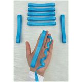 ZEYMERADE Sünnet Mavi Grogren Kurdele 1 Cm 10 Metre, Bohça Çeyiz Özel Gün Nişan Parti Hediye Paketleme Süsleme
