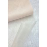 ZEYMERADE Vanilya Krem Bohça Süsleme Tülü, Nişan Bohça Süsü, Kapı Doğum Günü Parti Süsleme Tülü, 100x300cm