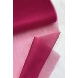 ZEYMERADE Vişne Çürüğü Bohça Süsleme Tülü, Nişan Bohça Süsü, Kapı Doğum Günü Parti Süsleme Tülü, 100x300cm