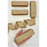 ZEYMERADE Vizon Grogren Kurdele 4 Cm 10 Mt, Bohça Çeyiz Düğün Nişan Doğum Günü Hediye Paketleme Süsleme