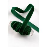 ZEYMERADE Yeşil Kadife Kurdele 1cm 5mt, Gelin, Damat, Bohça, Nişan, Çeyiz, Nikah, Hediye, Şeker, Süsleme
